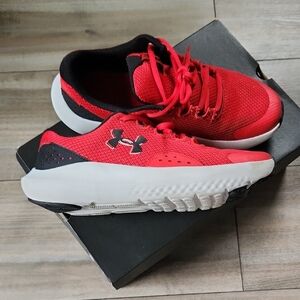Under Armour Kids Red Athletic Shoes 7Y